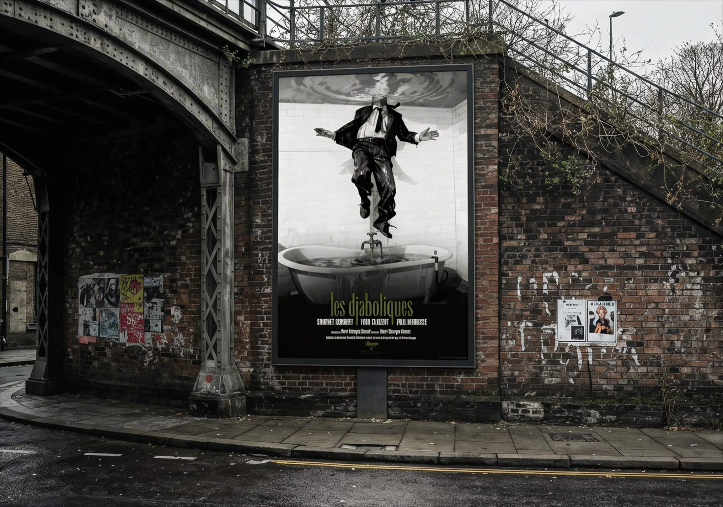 Les Diaboliques artistic movie poster billboard